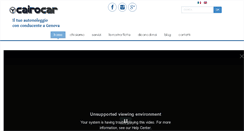 Desktop Screenshot of cairocar.it